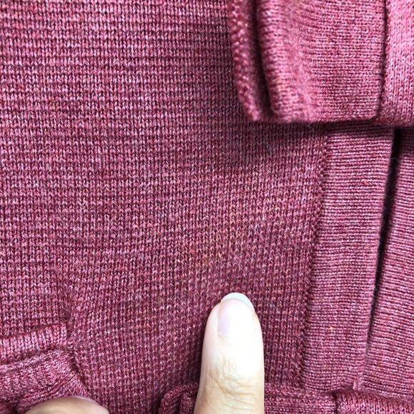 Sandra Angelozzi Berry Pink Coral Bow Blazer Cardigan size ~L - Picture 13 of 15